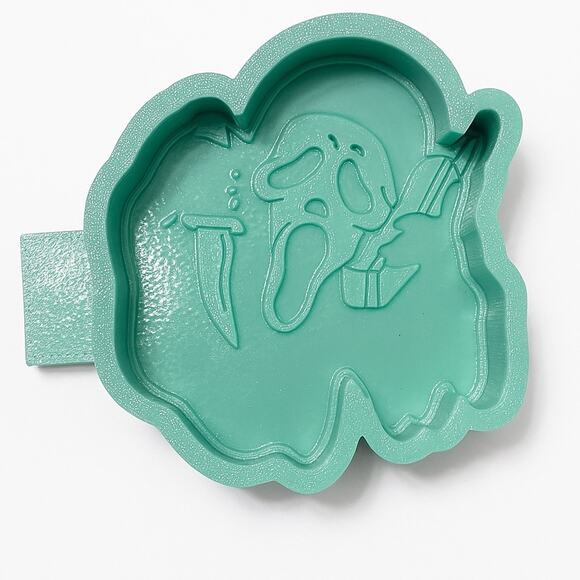 Scream Ghost Face Silicone Freshie Mold | Halloween Horror - Picture 1 of 5